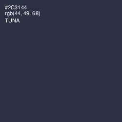 #2C3144 - Tuna Color Image