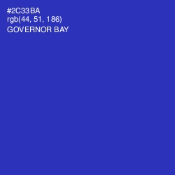 #2C33BA - Governor Bay Color Image