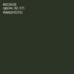#2C3425 - Rangitoto Color Image