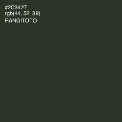 #2C3427 - Rangitoto Color Image