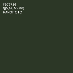 #2C3726 - Rangitoto Color Image