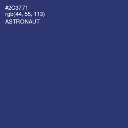 #2C3771 - Astronaut Color Image