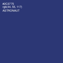 #2C3775 - Astronaut Color Image