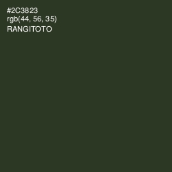 #2C3823 - Rangitoto Color Image