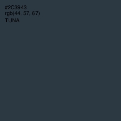 #2C3943 - Tuna Color Image