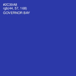 #2C39A8 - Governor Bay Color Image