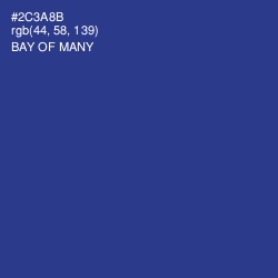 #2C3A8B - Bay of Many Color Image