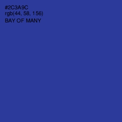 #2C3A9C - Bay of Many Color Image