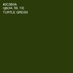 #2C3B0A - Turtle Green Color Image