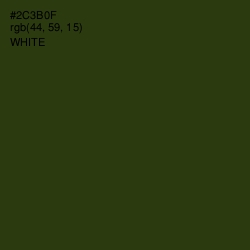 #2C3B0F - Turtle Green Color Image