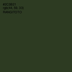 #2C3B21 - Rangitoto Color Image