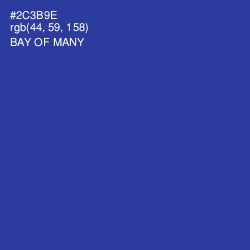 #2C3B9E - Bay of Many Color Image