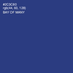#2C3C80 - Bay of Many Color Image