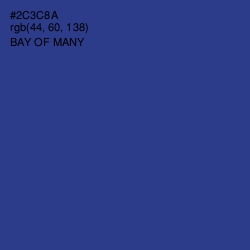 #2C3C8A - Bay of Many Color Image