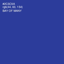 #2C3C9A - Bay of Many Color Image