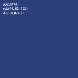 #2C3F7B - Astronaut Color Image