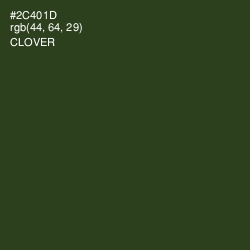 #2C401D - Clover Color Image