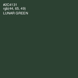 #2C4131 - Lunar Green Color Image