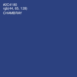 #2C4180 - Chambray Color Image