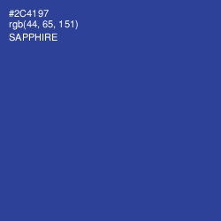 #2C4197 - Sapphire Color Image