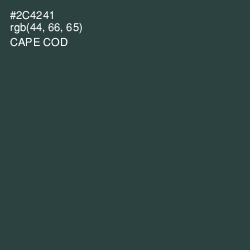 #2C4241 - Cape Cod Color Image