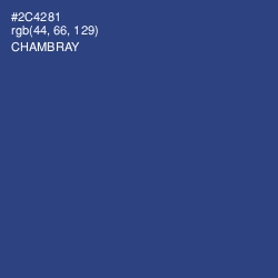 #2C4281 - Chambray Color Image