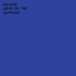 #2C429C - Sapphire Color Image