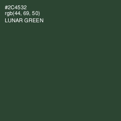 #2C4532 - Lunar Green Color Image
