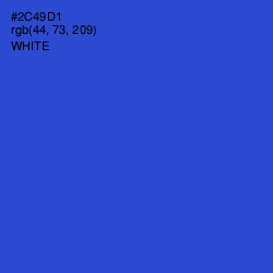 #2C49D1 - Mariner Color Image