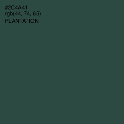 #2C4A41 - Plantation Color Image