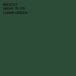 #2C4C37 - Lunar Green Color Image