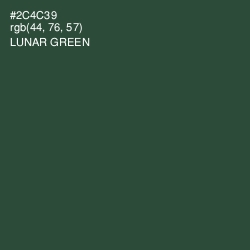 #2C4C39 - Lunar Green Color Image