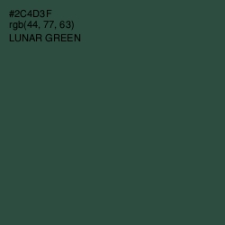 #2C4D3F - Lunar Green Color Image