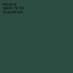 #2C4E42 - Plantation Color Image