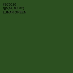 #2C5020 - Lunar Green Color Image