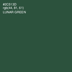 #2C513D - Lunar Green Color Image