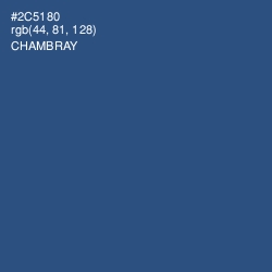 #2C5180 - Chambray Color Image