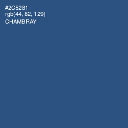 #2C5281 - Chambray Color Image