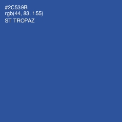 #2C539B - St Tropaz Color Image