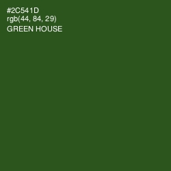 #2C541D - Green House Color Image