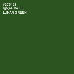 #2C5421 - Lunar Green Color Image