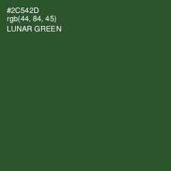 #2C542D - Lunar Green Color Image