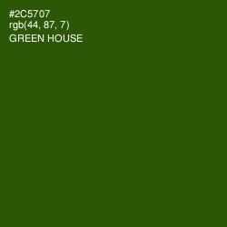 #2C5707 - Green House Color Image