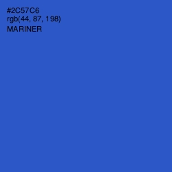 #2C57C6 - Mariner Color Image