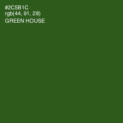 #2C5B1C - Green House Color Image