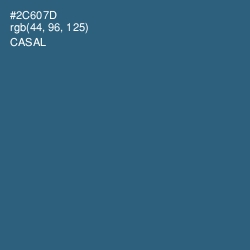 #2C607D - Casal Color Image