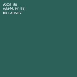 #2C6159 - Killarney Color Image