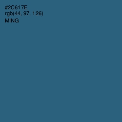 #2C617E - Ming Color Image