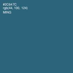 #2C647C - Ming Color Image