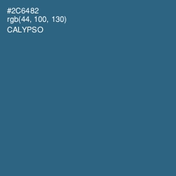 #2C6482 - Calypso Color Image